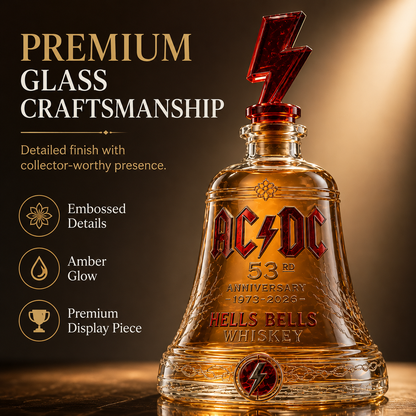 🎸AC/DC 53rd Anniversary 1973-2026-Rock-Inspired 53rd Anniversary Whiskey Decanter