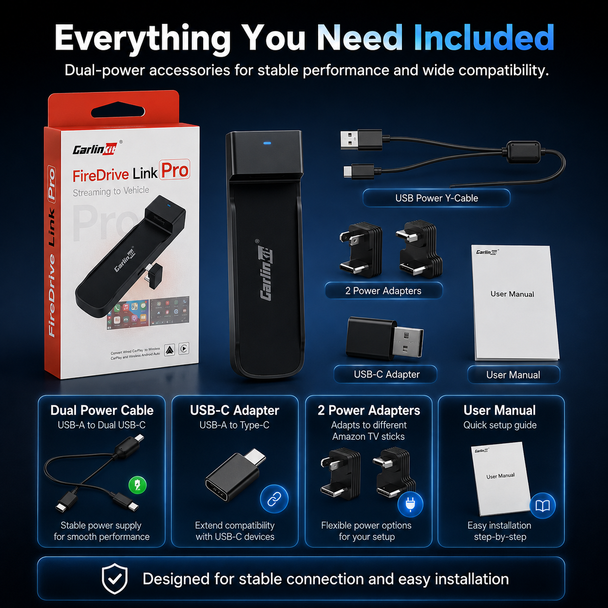 🚘Car TV HDMI Adapter & Wireless CarPlay Converter