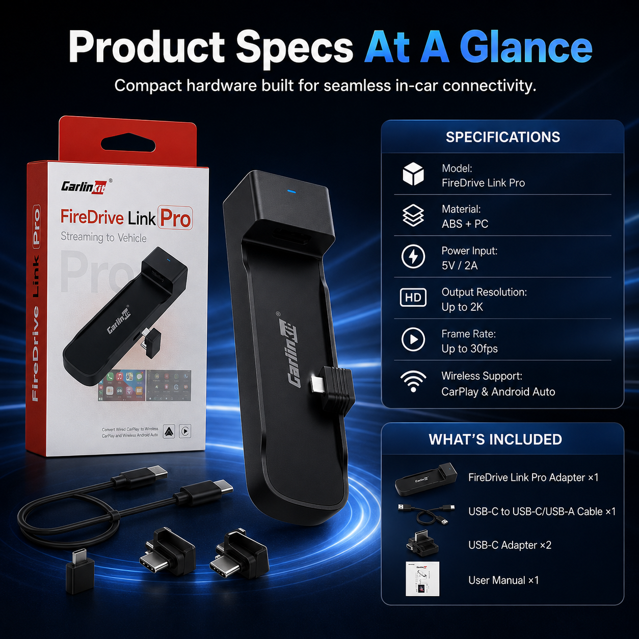 🚘Car TV HDMI Adapter & Wireless CarPlay Converter