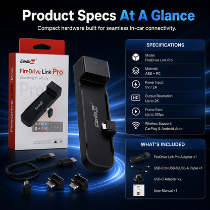 🚘Car TV HDMI Adapter & Wireless CarPlay Converter