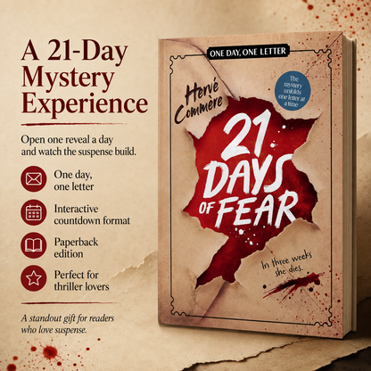 🎄📖 21 Days of Fear – Interactive 21-Day Mystery Advent Calendar Book with Sealed Daily Chapters 🔐😱