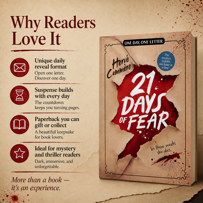 🎄📖 21 Days of Fear – Interactive 21-Day Mystery Advent Calendar Book with Sealed Daily Chapters 🔐😱