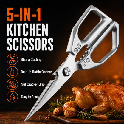 ⏰ Limited-Time 50% OFF Multipurpose Kitchen Scissors ✂️