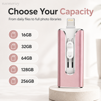 📱 50% OFF 4-in-1 Mobile USB Flash Drive – Back Up Photos & Free Up Space