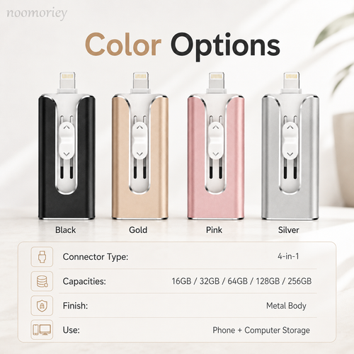 📱 50% OFF 4-in-1 Mobile USB Flash Drive – Back Up Photos & Free Up Space