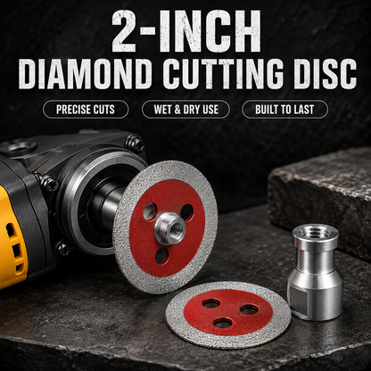 ⚡ 2-Inch Diamond Cutting Disc – Precise Cuts. Wet &amp; Dry Use.