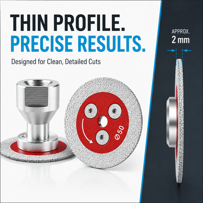 ⚡ 2-Inch Diamond Cutting Disc – Precise Cuts. Wet &amp; Dry Use.