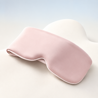 Lights Out Weighted Eye Mask, 360° Wraparound Total Blackout Sleep Mask, Soft Contoured Night Eye Cover for Deep Sleep, Travel, Naps and Shift Work