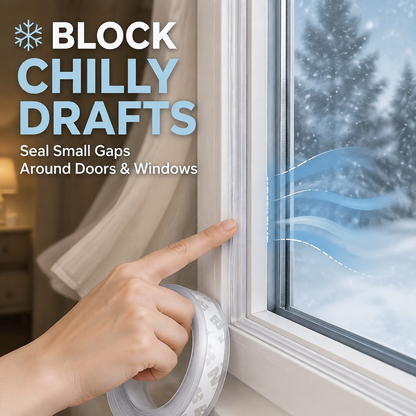 🔥LAST SALE 55% OFF🛡️Self-Adhesive Door & Window Weather Seal Tape | Draft Barrier
