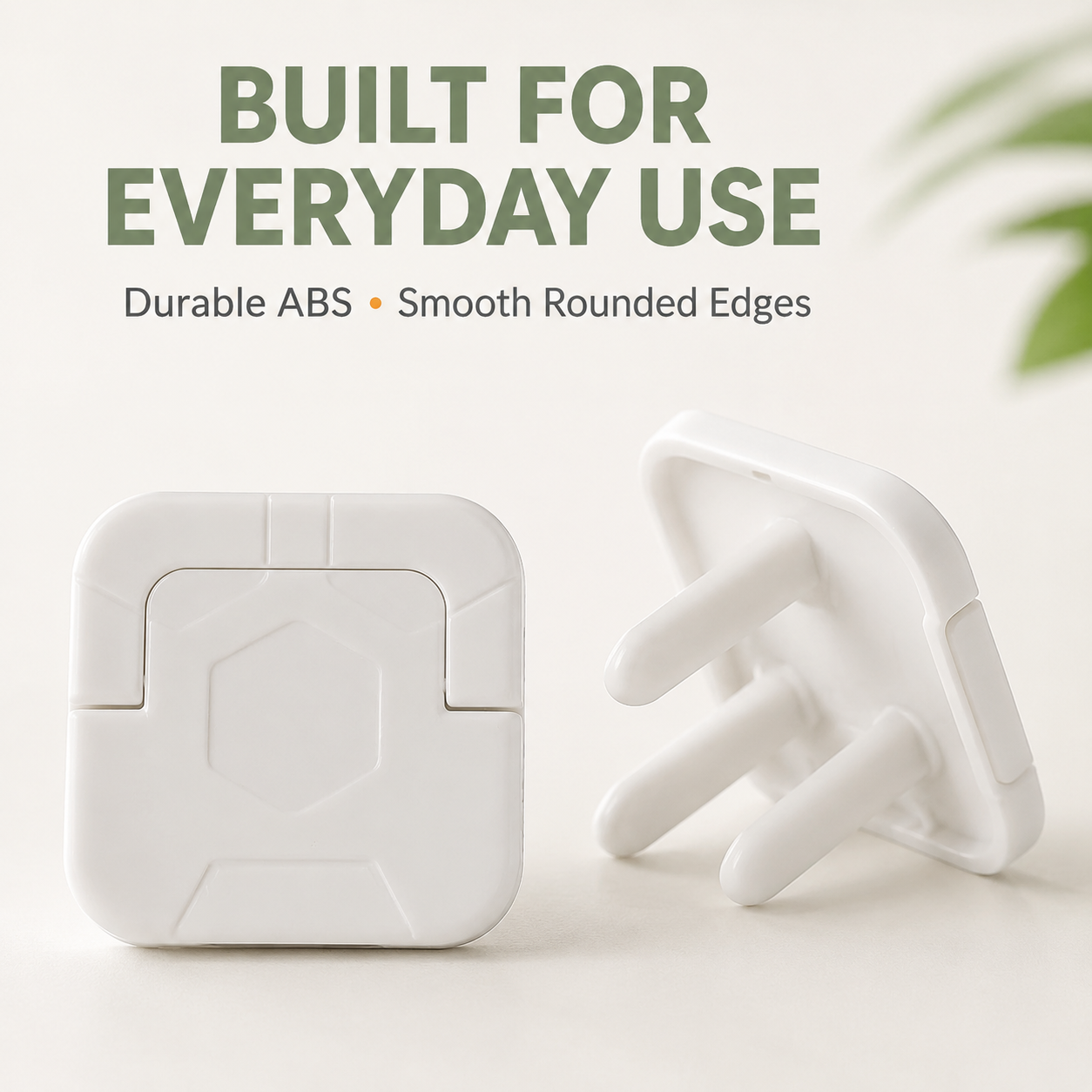 Baby Proof Socket Covers with Smart Handle Design
