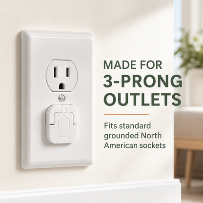Baby Proof Socket Covers with Smart Handle Design