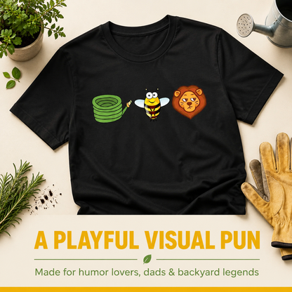 Hose Bee Lion Mens T Shirts Cotton Short Sleeve T-Shirt Crew Neck Tees Casual Shirt