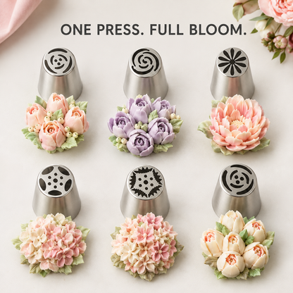 🧁 27-Piece Piping Kit – Create in Bloom