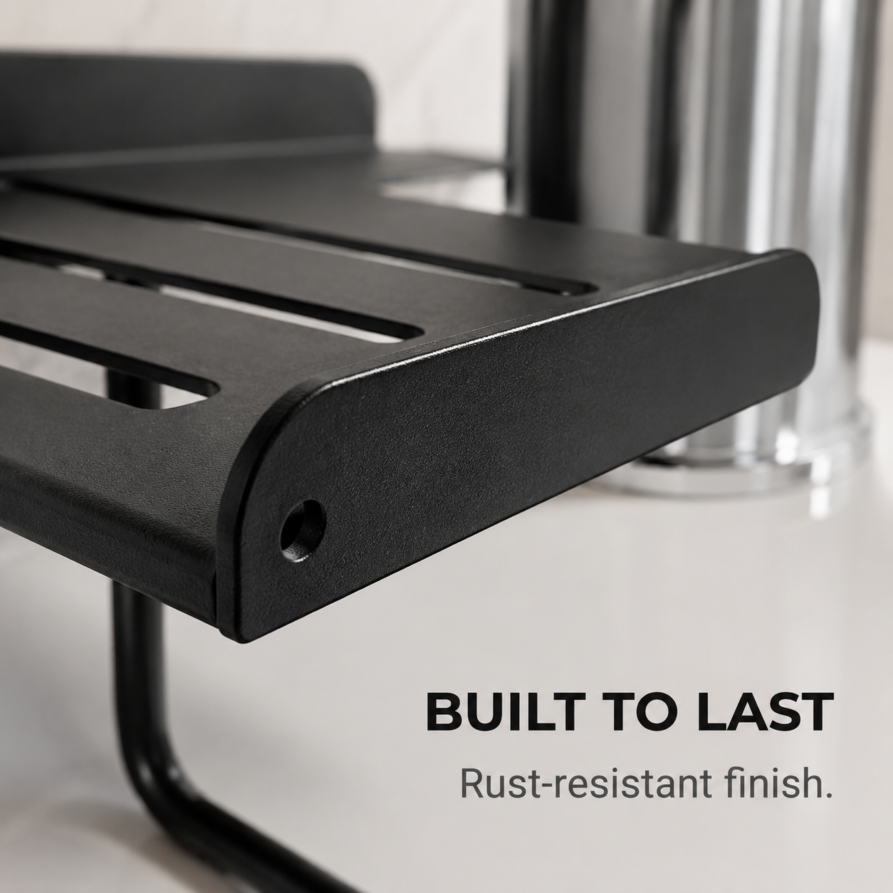 Adjustable Faucet Shelf – No-Drill Sink Organizer & Storage Rack