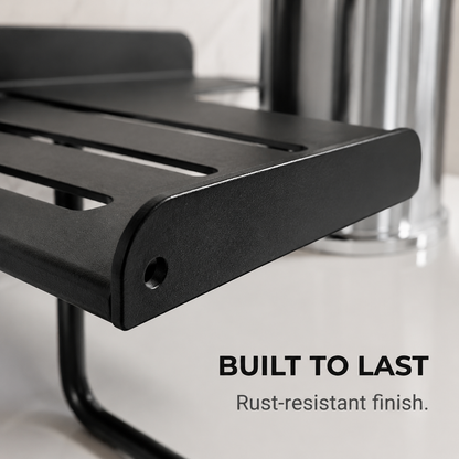 Adjustable Faucet Shelf – No-Drill Sink Organizer & Storage Rack