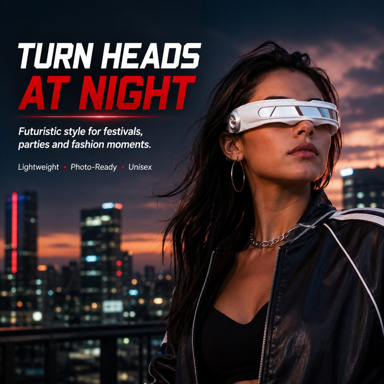 X-Energy Sunglasses Future Hero Visor Cyberpunk Eyewear Props, Party Cosplay Festival Comic Game Lens
