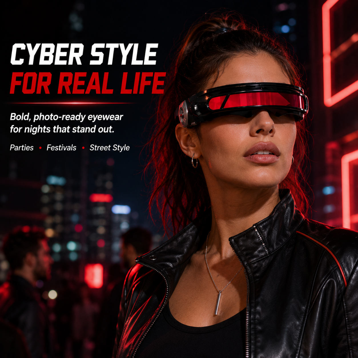 X-Energy Sunglasses Future Hero Visor Cyberpunk Eyewear Props, Party Cosplay Festival Comic Game Lens