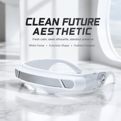 X-Energy Sunglasses Future Hero Visor Cyberpunk Eyewear Props, Party Cosplay Festival Comic Game Lens