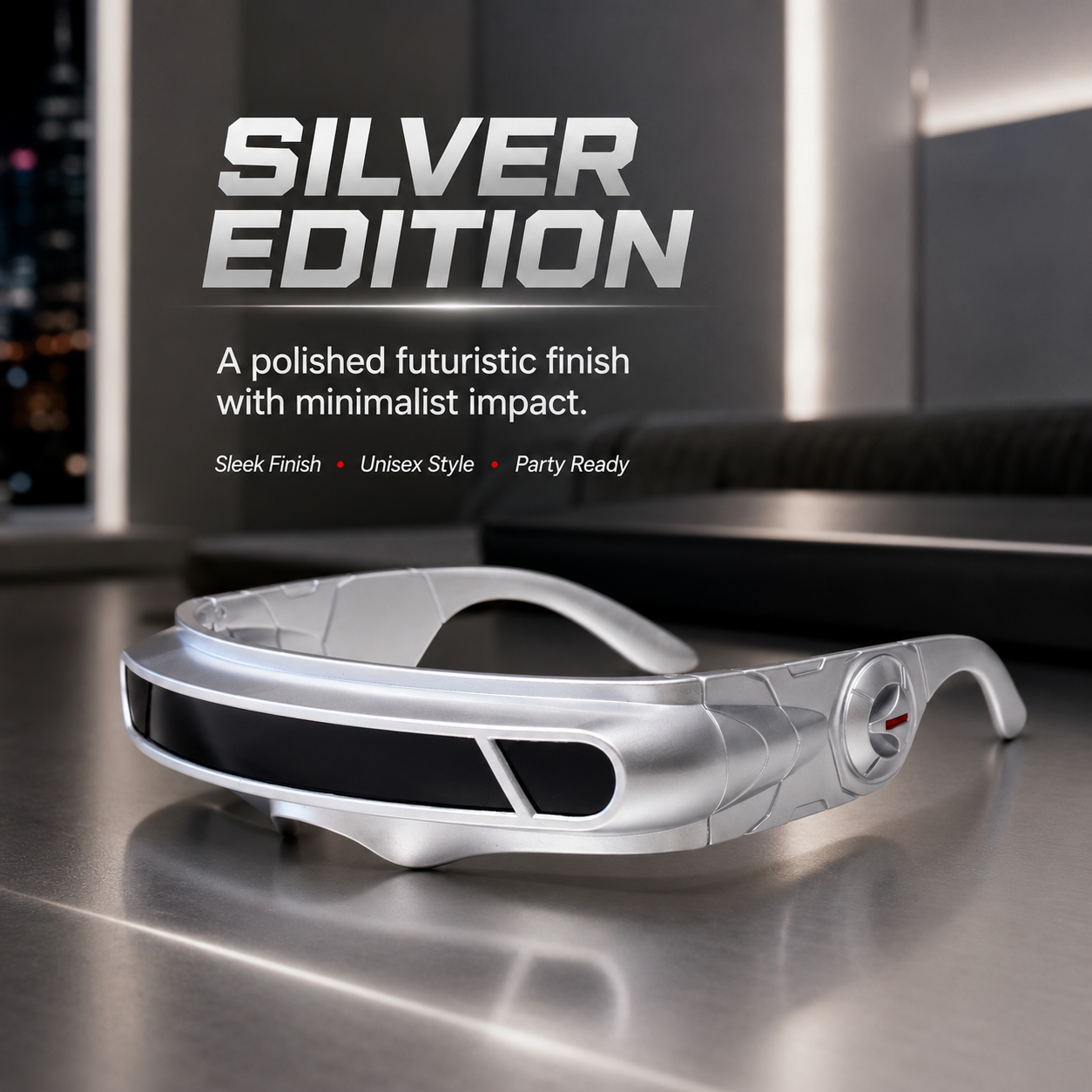 X-Energy Sunglasses Future Hero Visor Cyberpunk Eyewear Props, Party Cosplay Festival Comic Game Lens