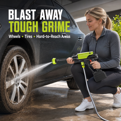 Cordless Portable Pressure Washer | Battery-Powered High-Pressure Car Wash Gun for Home & Outdoor Cleaning