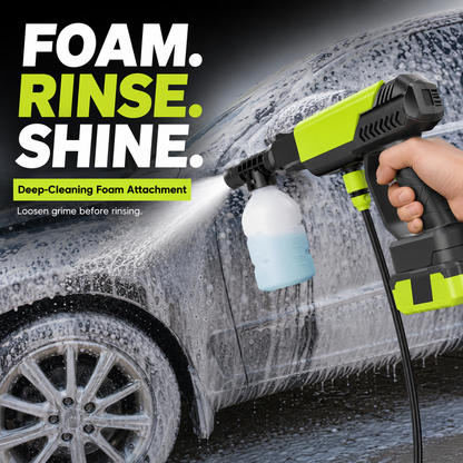 🔋 50% OFF Dual-Battery Cordless Pressure Washer with 6-in-1 Nozzle