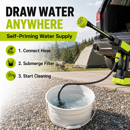 🔋 50% OFF Dual-Battery Cordless Pressure Washer with 6-in-1 Nozzle