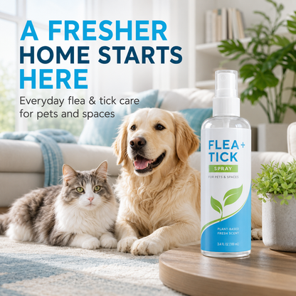 Flea and Tick Spray for Dogs and Cats