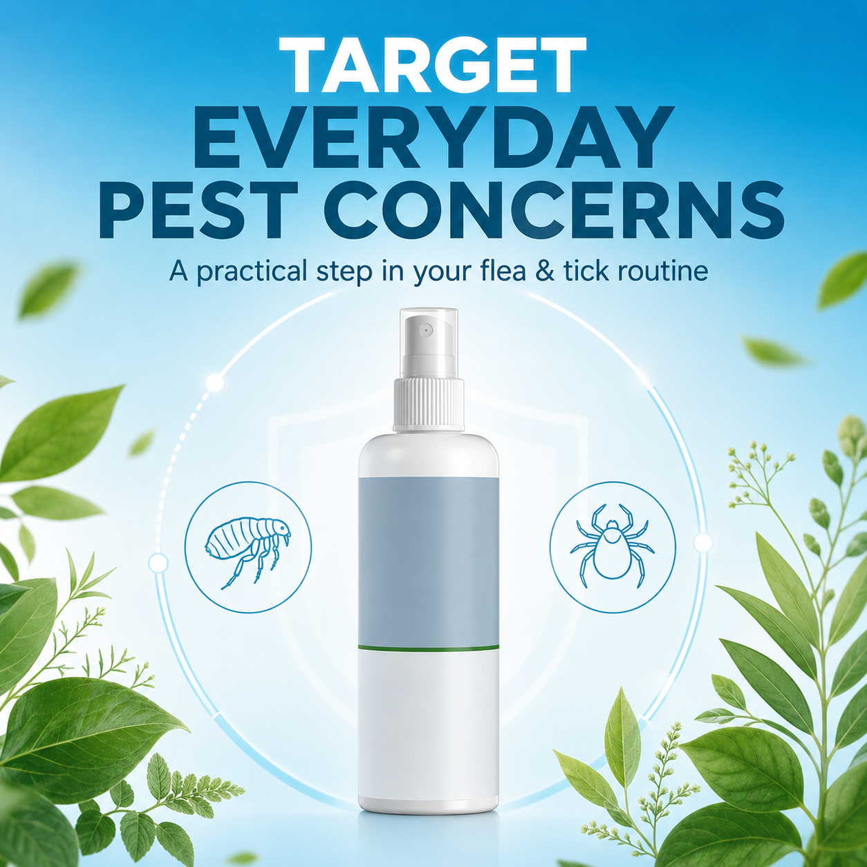 Flea and Tick Spray for Dogs and Cats