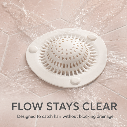 BUY 1 GET 1 FREE🔥Hair Catcher Drain Covers | Self-Adhesive Disposable Hair Trap Stickers for Shower, Bathroom Sink & Floor Drain