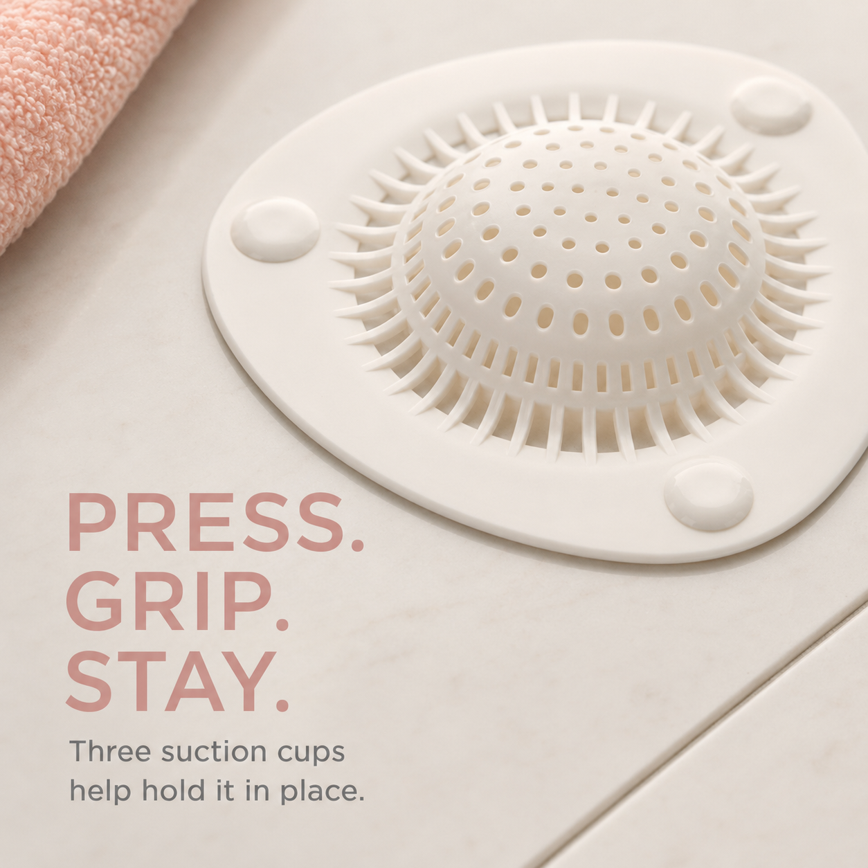 BUY 1 GET 1 FREE🔥Hair Catcher Drain Covers | Self-Adhesive Disposable Hair Trap Stickers for Shower, Bathroom Sink & Floor Drain