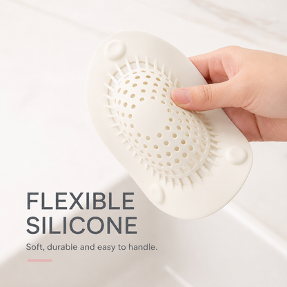 BUY 1 GET 1 FREE🔥Hair Catcher Drain Covers | Self-Adhesive Disposable Hair Trap Stickers for Shower, Bathroom Sink & Floor Drain