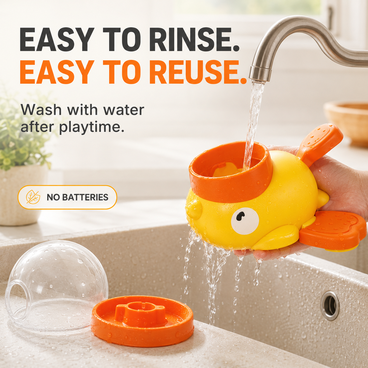 Potaroma Duck-Shaped Cat Puzzle Treat Dispenser Toy