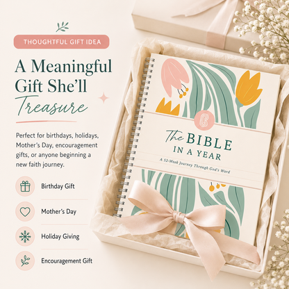 The Bible In A Year™ Journal | 52-Week Guided Bible Study & Prayer Journal