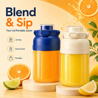 800ml Portable Electric Juicer Blender – Fresh Juice, Smoothies & Shakes Anywhere