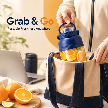 800ml Portable Electric Juicer Blender – Fresh Juice, Smoothies & Shakes Anywhere