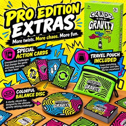 🔥 50% OFF Today! Cards vs Gravity – Waterproof Card Balancing Game for Parties & Travel