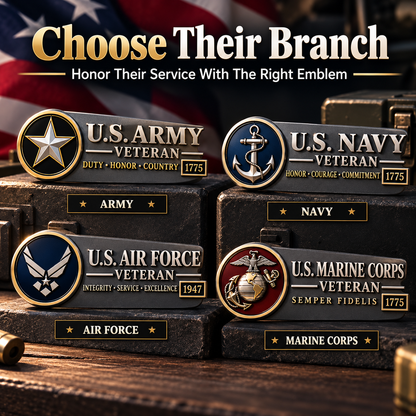 🎖️ Veteran Vehicle Emblem – Honor Their Service With Pride 🇺🇸