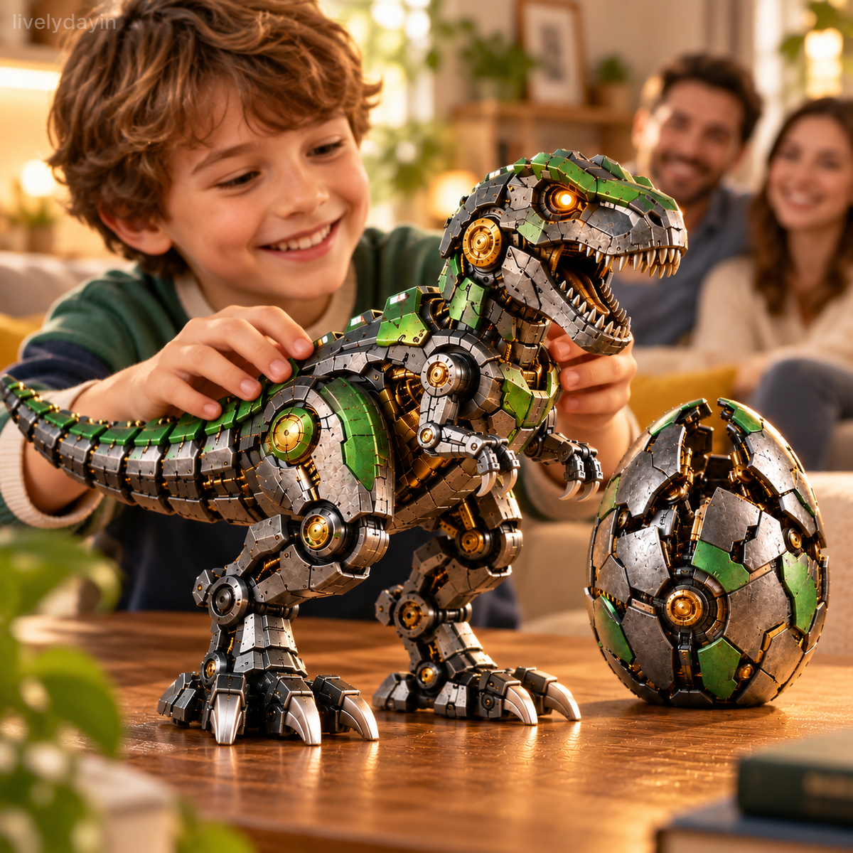 🔥⚙️🦖 Mechanical T-Rex Egg – From Mysterious Egg to Mighty Robotic Dinosaur! 🥚✨