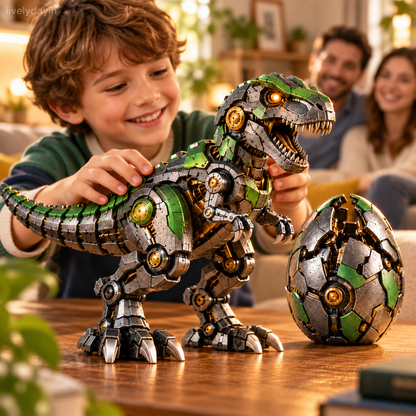 🔥⚙️🦖 Mechanical T-Rex Egg – From Mysterious Egg to Mighty Robotic Dinosaur! 🥚✨