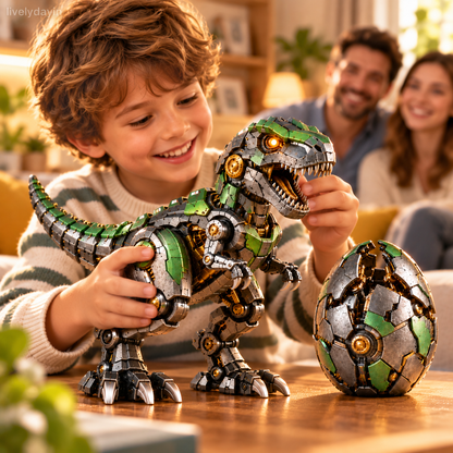 🔥⚙️🦖 Mechanical T-Rex Egg – From Mysterious Egg to Mighty Robotic Dinosaur! 🥚✨