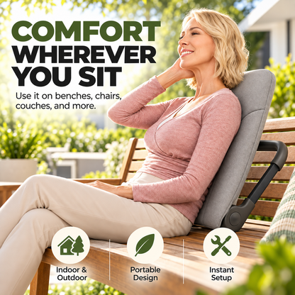 ✨ Portable Rocking Back Support – Turn Almost Any Seat Into a Comfortable Rocker