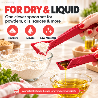 Polygons 3-in-1 Folding Measuring Spoons