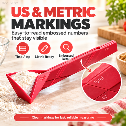 Polygons 3-in-1 Folding Measuring Spoons