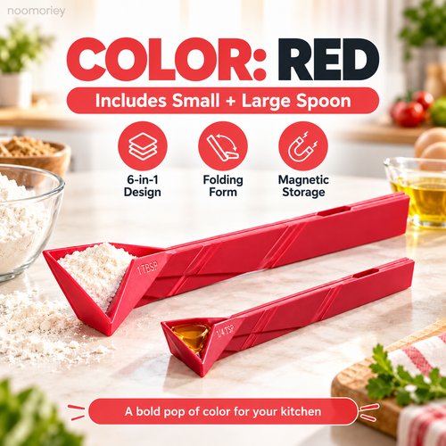Polygons 3-in-1 Folding Measuring Spoons