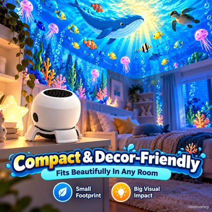 🌊 Ocean-Themed Projector Light – Bring Underwater Magic to Your Room ✨
