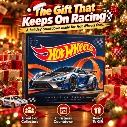 🎄 Hot Wheels Advent Calendar – 24-Day Christmas Countdown Gift