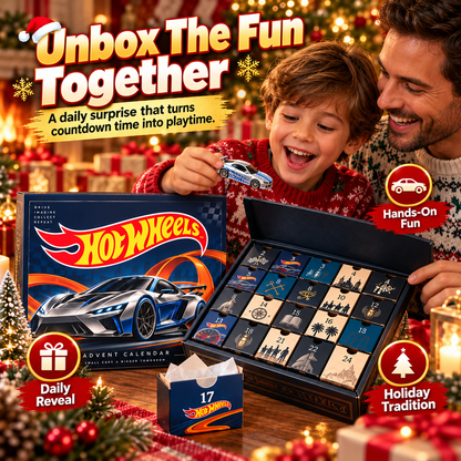 🎄 Hot Wheels Advent Calendar – 24-Day Christmas Countdown Gift