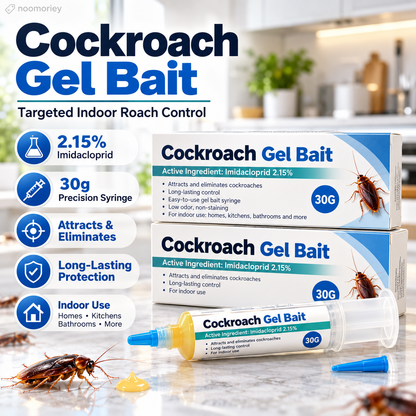 30g Roach & Ant Gel Bait 2-Pack – Precision Syringe Pest Control Gel for Fast Home Protection