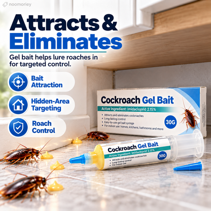 30g Roach & Ant Gel Bait 2-Pack – Precision Syringe Pest Control Gel for Fast Home Protection