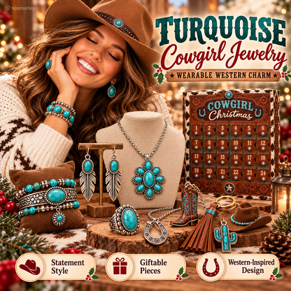 Cowgirl Christmas Advent Calendar – 24 Days of Western Jewelry & Cute Accessories